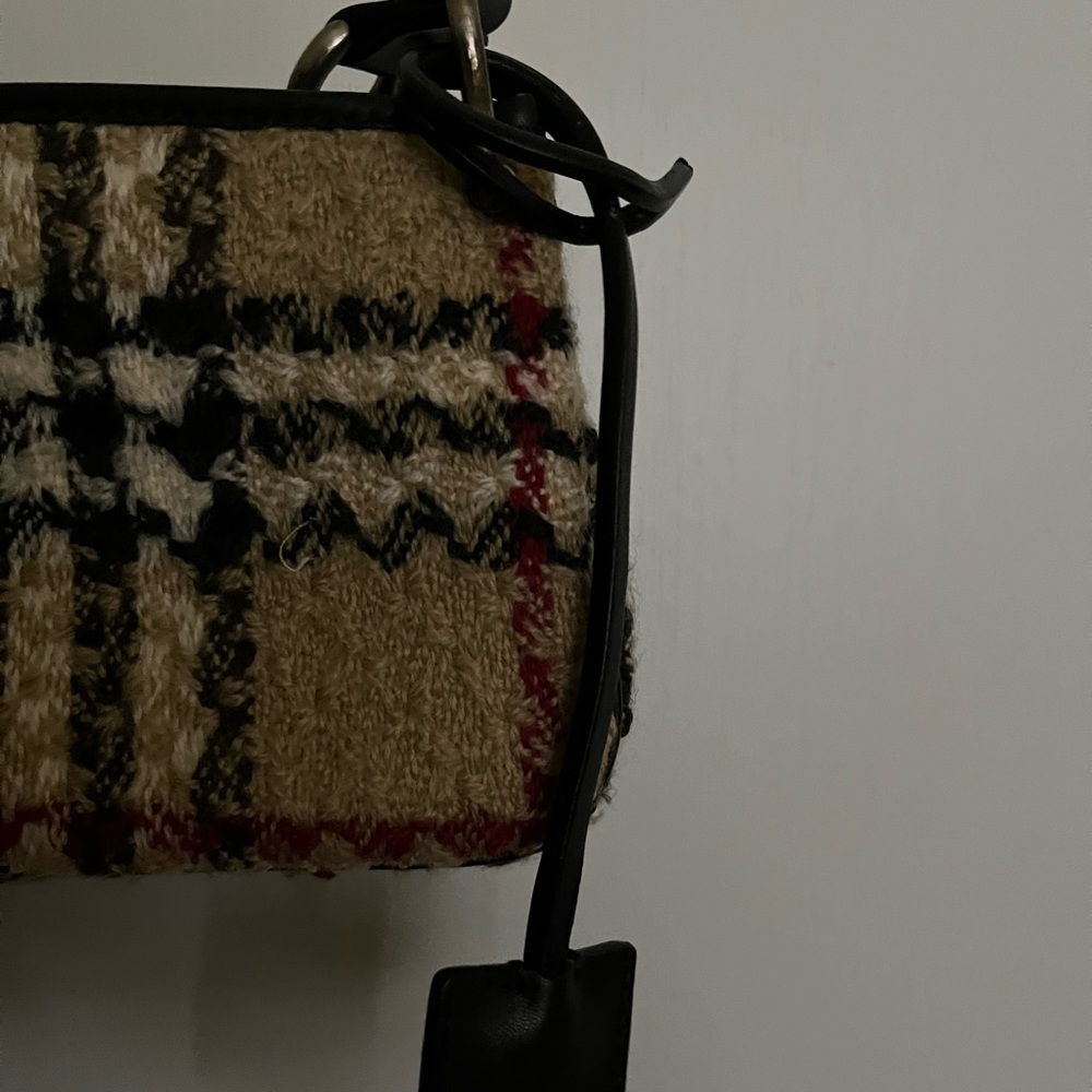Burberry Wool Nova Check 'Mastaire' Small Shoulder Bag - Picture 7 of 14